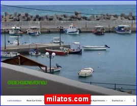 Hotels in Greece, milatos.com