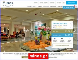 Hotels in Greece, minos.gr