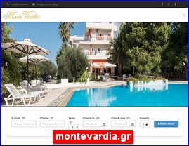 Hotels in Greece, montevardia.gr