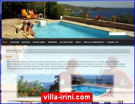 Hotels in Greece, villa-irini.com