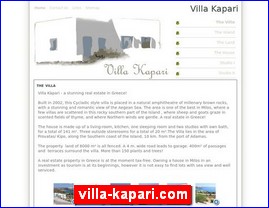 Hotels in Greece, villa-kapari.com