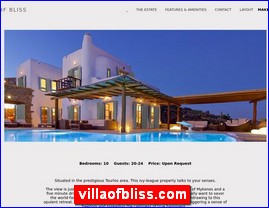 Hotels in Greece, villaofbliss.com