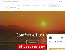 Hotels in Greece, villaspaxos.com