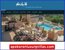 Hotels in Greece, apokoronluxuryvillas.com