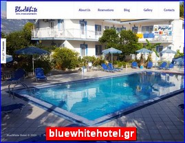 Hotels in Greece, bluewhitehotel.gr