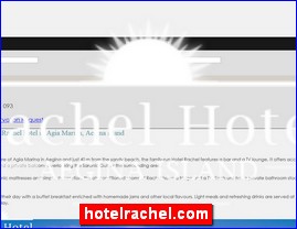 Hotels in Greece, hotelrachel.com