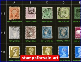 Stamps, sale, stamps for sale, postage stamps, philately, old stamps, rare stamps, Europe, world, stampsforsale.art